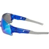Madison Stealth Sunglasses - Gloss Crystal Blue Frame/Blue Mirror Lens