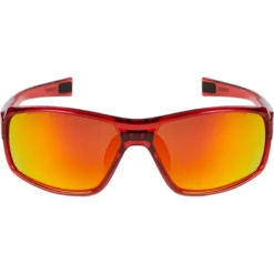 Madison Target Sunglasses - Gloss Crystal Red Frame/Fire Mirror Lens -Sportfu Bike Gear Shop ck8803 01