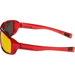 Madison Target Sunglasses - Gloss Crystal Red Frame/Fire Mirror Lens -Sportfu Bike Gear Shop ck8803 02