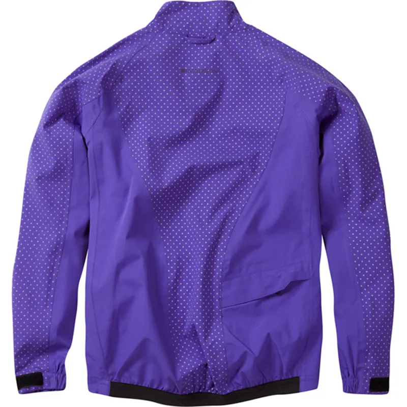 Madison Sportive Hi-Viz Youth Waterproof Jacket - Purple Reign 3 Madison Sportive Hi-Viz Youth Waterproof Jacket - Purple Reign - Image 3