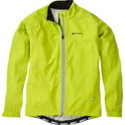 Madison Sportive Hi-Viz Youth Waterproof Jacket - Lime Green
