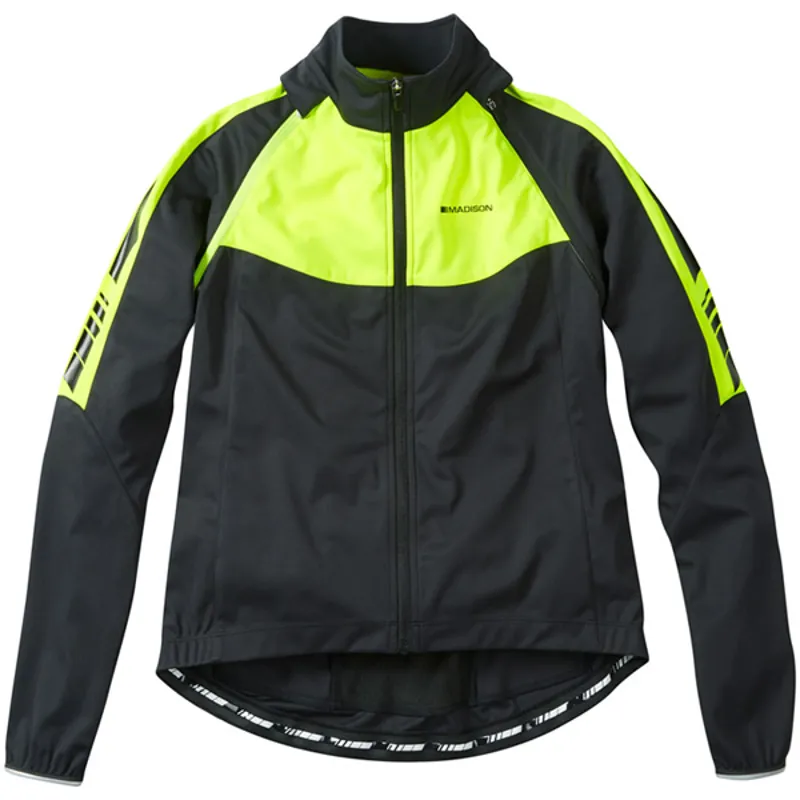 Madison Sportive Convertible Womens Softshell Jacket -Black/Yellow 2 Madison Sportive Convertible Womens Softshell Jacket -Black/Yellow - Image 2