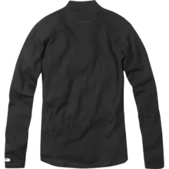 Madison Isoler Merino Womens Zip-neck Base Layer - Black -Sportfu Bike Gear Shop cla6500 01