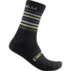 Castelli Gregge 15 Men's Socks - Travertine Grey/Nickel Grey