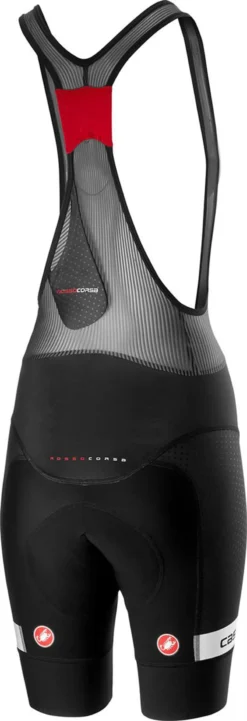 Castelli Free Aero Race 4 Womens Bibshort Team - Black/White -Sportfu Bike Gear Shop cs19077blk 2