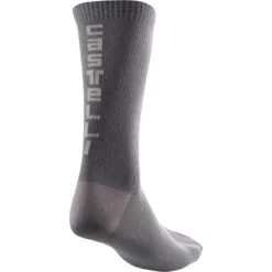 Castelli Bandito Wool 18 Men's Socks - Nickel Grey