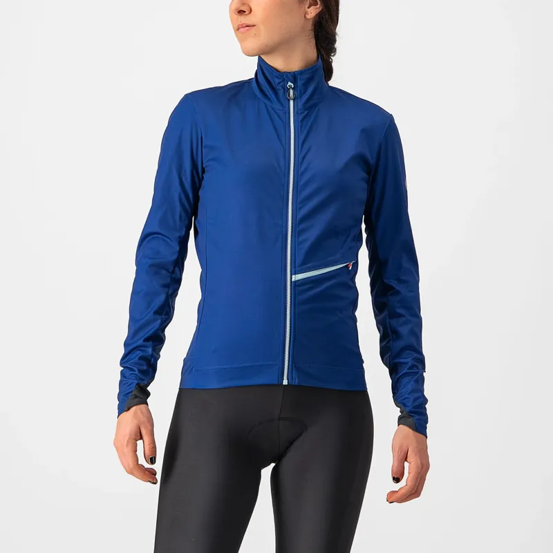Castelli Go Windproof Women's Jacket - Sodalite Blue 3 Castelli Go Windproof Women's Jacket - Sodalite Blue - Image 3