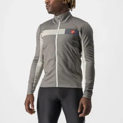 Castelli Mortirolo 6S Men's Jacket - Dark Grey/Silver Grey/Red Reflex -Sportfu Bike Gear Shop cs225090641 6 2000x.progressive