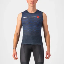 Castelli Insider Men's Sleeveless Jersey - Savile Blue