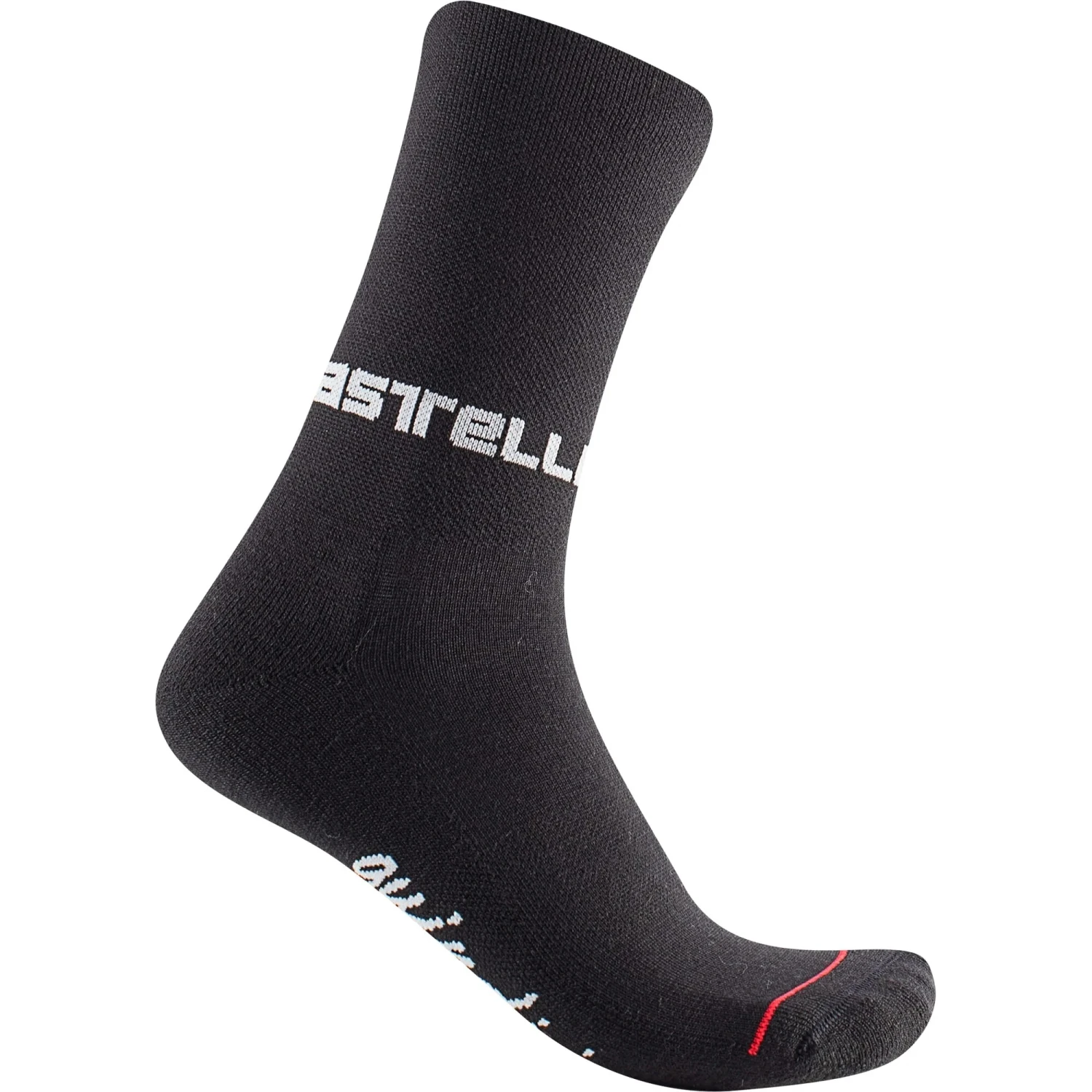 Castelli Quindici Soft Merino 15 Women's Socks - Military Green 2 Castelli Quindici Soft Merino 15 Women's Socks - Military Green - Image 2