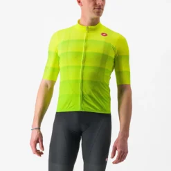 Castelli Livelli Men's Short Sleeve Jersey - Yellow Fluo -Sportfu Bike Gear Shop cs230150321 1 2000x.progressive