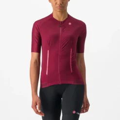 Castelli Endurance Women's Short Sleeve Jersey - Bordeaux