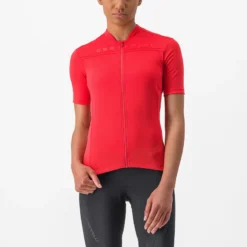 Castelli Anima 4 Women's Short Sleeve Jersey - Hibiscus