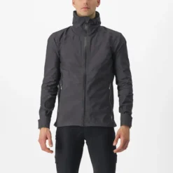 Castelli Trail GT Men's Waterproof Jacket - Dark Grey -Sportfu Bike Gear Shop cs235220301 1