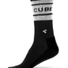 Cube After Race High Cut Socks - Black/White