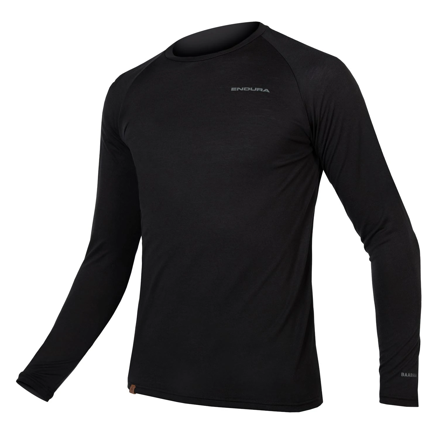 Endura BaaBaa Blend Men's Long Sleeve Baselayer - Kingfisher 2 Endura BaaBaa Blend Men's Long Sleeve Baselayer - Kingfisher - Image 2