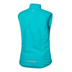 Endura Pakagilet Windproof Women's Gilet - Pacific Blue -Sportfu Bike Gear Shop e6185bp back lg