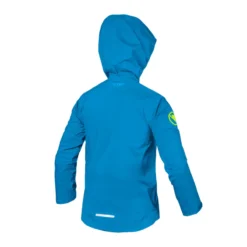 Endura MT500JR Kid's Waterproof Jacket - Azure Blue -Sportfu Bike Gear Shop e7140ba back lg