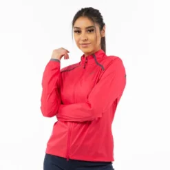Pearl Izumi Zephrr Barrier Womens Jacket - Virtual Pink/Turbulence -Sportfu Bike Gear Shop ecnelubruTKNPlautriV451NR 3