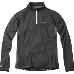 Madison Womens Zena Thermal Long Sleeve Jersey - Phantom Black