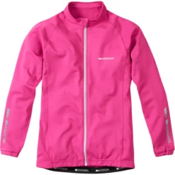 Madison Kids Tracker Thermal Long Sleeve Jersey - Very Berry