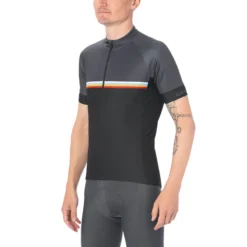 Giro Chrono Sport Short Sleeve Jersey - Black/Classic Stripe -Sportfu Bike Gear Shop gi25spo 43437 02