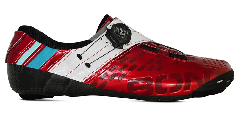 Bont Helix Road Shoes - Shiny Red/White 4 Bont Helix Road Shoes - Shiny Red/White - Image 4