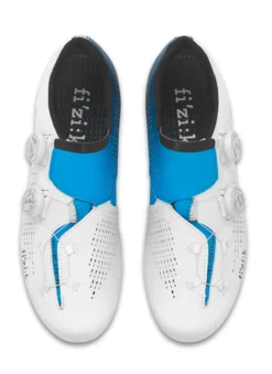Fizik Infinito R1 Movistar Edition Road Shoes - Movistar -Sportfu Bike Gear Shop infinito r1 white blue top