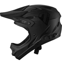 7idp M1 Full Face Mountain Bike Helmet - Matt Black/Gloss Black -Sportfu Bike Gear Shop m1 black 1800x1800