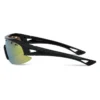 Madison Recon Glasses - Gloss Black - Bronze Mirror/Amber/Clear Lens Pack
