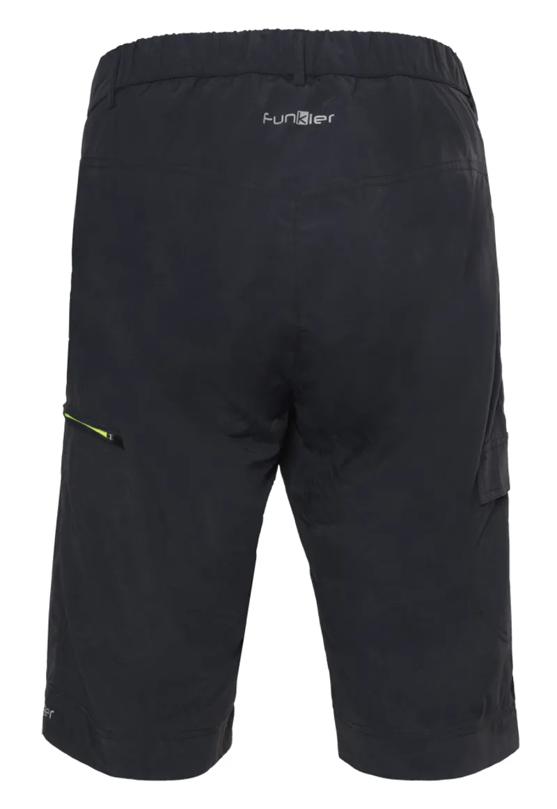 Funkier Adventure MTB Baggy Shorts Integrated Liner - Black 2 Funkier Adventure MTB Baggy Shorts Integrated Liner - Black - Image 2