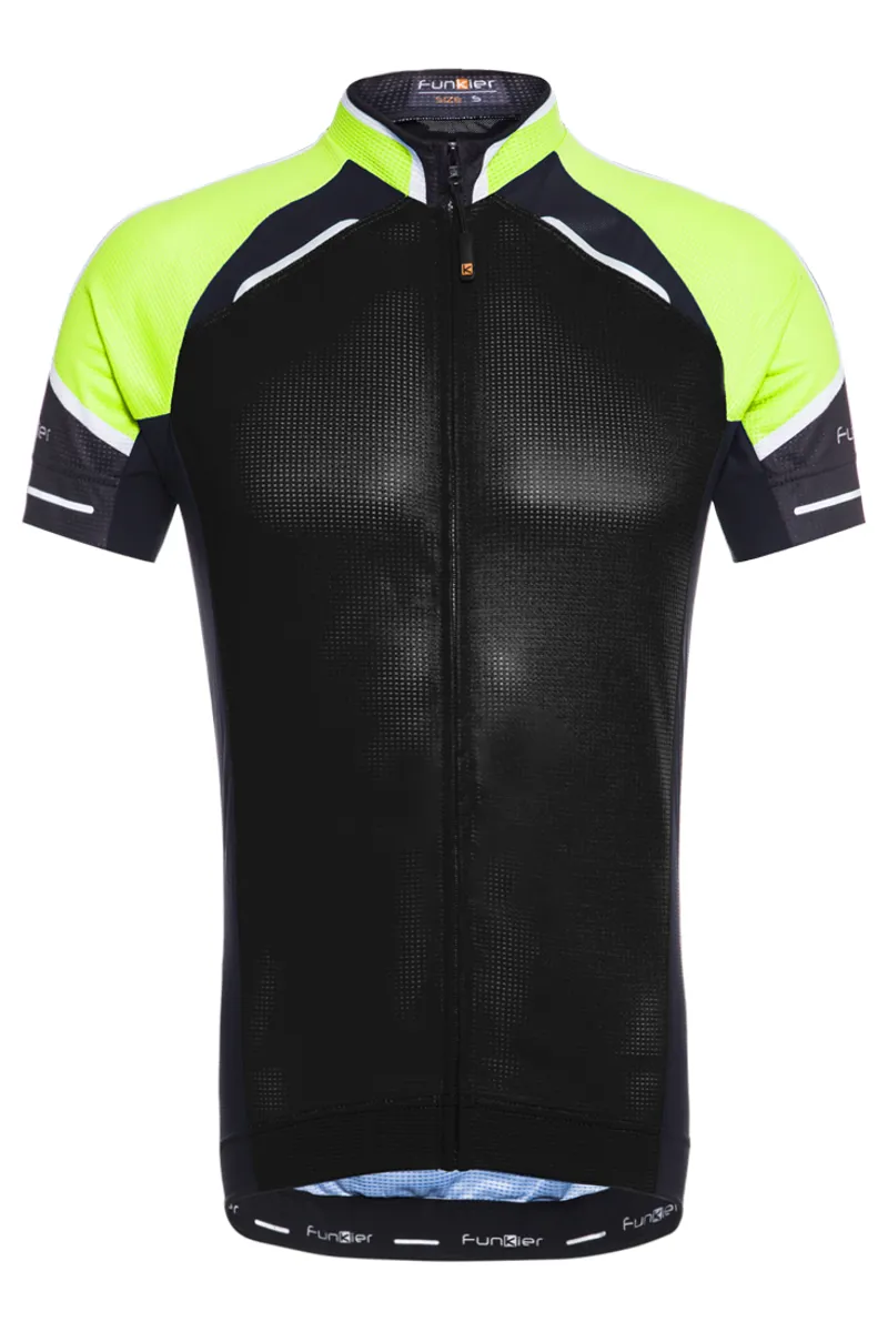 Funkier Rosaro Short Sleeve Jersey - Black/Neon 1 Funkier Rosaro Short Sleeve Jersey - Black/Neon