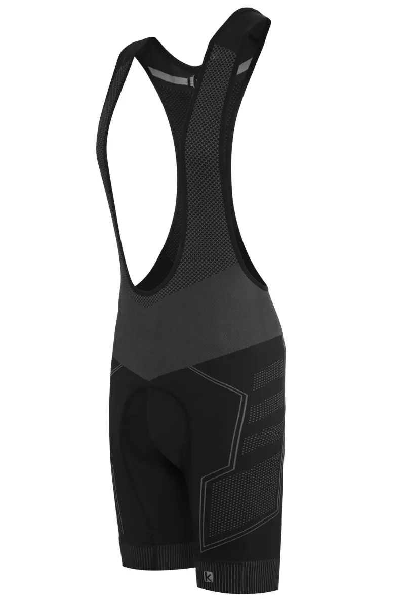 Funkier Potenza Seamless-Tech Bib Shorts - Black/Grey 1 Funkier Potenza Seamless-Tech Bib Shorts - Black/Grey