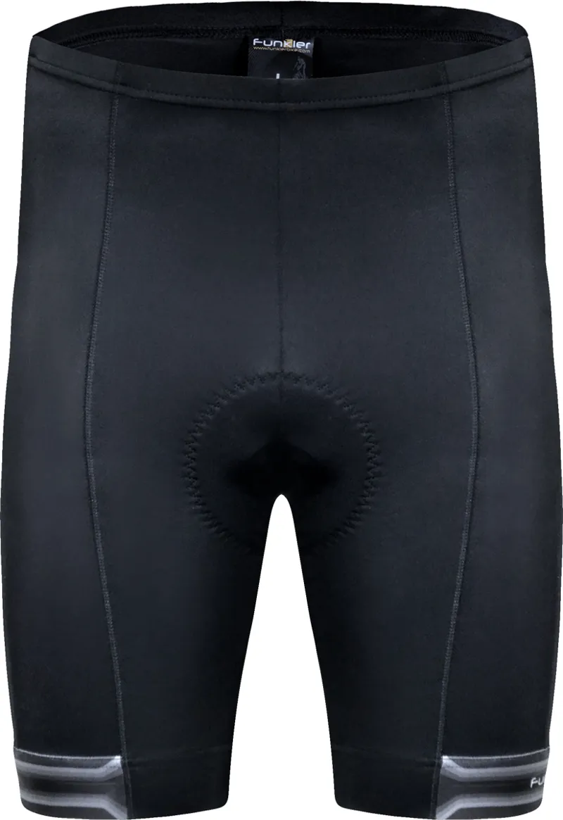 Funkier F-10 10-Panel Lycra Shorts - Black 2 Funkier F-10 10-Panel Lycra Shorts - Black - Image 2