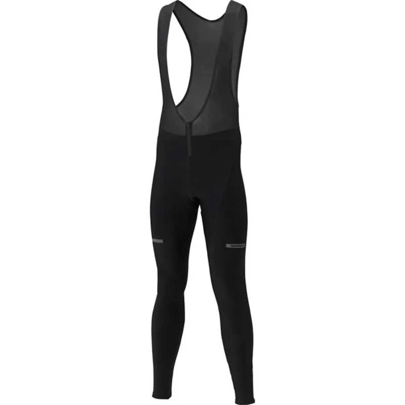 Shimano Winter Bib Tights - Black 2 Shimano Winter Bib Tights - Black - Image 2