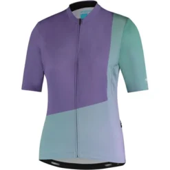 Shimano Sumire Women's Short Sleeve Jersey - Blue/Green