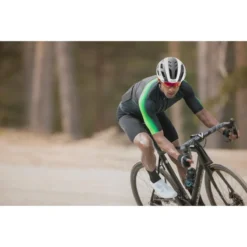 Shimano S-Phyre Flash Short Sleeve Jersey - Black/Green -Sportfu Bike Gear Shop scs4401 life3