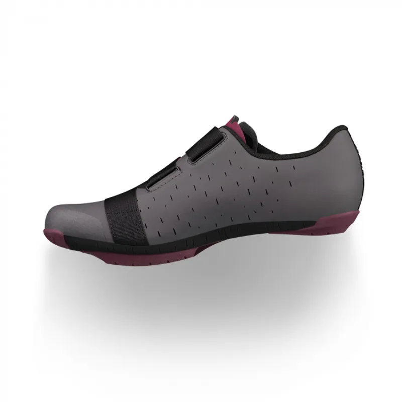 Fizik X4 Terra Powerstrap Gravel Road Shoes - Grey/Grape 3 Fizik X4 Terra Powerstrap Gravel Road Shoes - Grey/Grape - Image 3