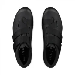 Fizik X4 Terra Powerstrap Gravel Road Shoes - Black/Black -Sportfu Bike Gear Shop terra powerstrap x4 black black top