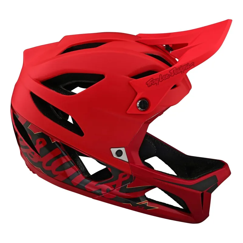 Troy Lee Designs Stage MIPS Full Face Helmet - Signature Red 2 Troy Lee Designs Stage MIPS Full Face Helmet - Signature Red - Image 2