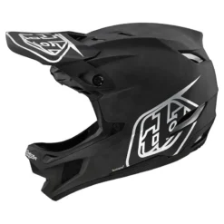 Troy Lee Designs D4 Carbon MIPS Full Face Helmet -Stealth Black/Silver -Sportfu Bike Gear Shop tld139d4stelth 2