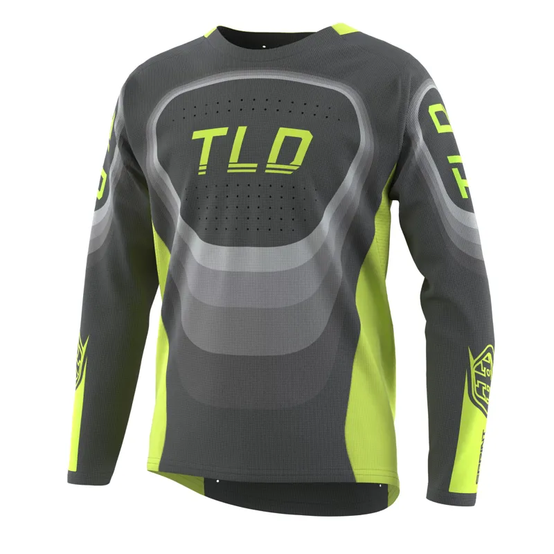 Troy Lee Designs Sprint Youth Long Sleeve Jersey - Reverb Charcoal 7 Troy Lee Designs Sprint Youth Long Sleeve Jersey - Reverb Charcoal - Image 7