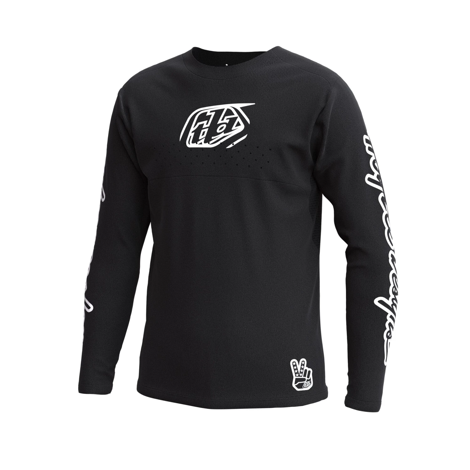 Troy Lee Designs Sprint Youth Long Sleeve Jersey - Reverb Charcoal 5 Troy Lee Designs Sprint Youth Long Sleeve Jersey - Reverb Charcoal - Image 5