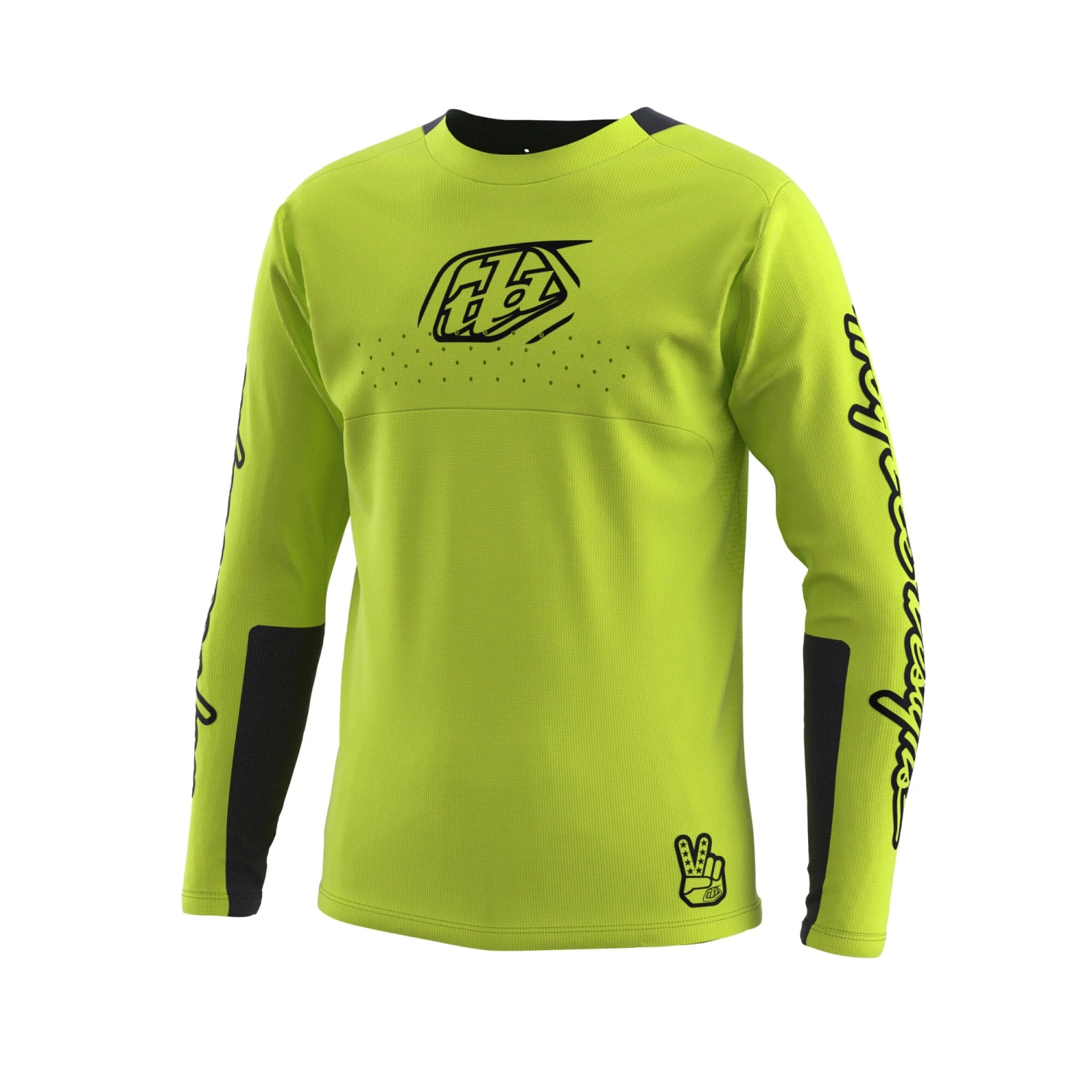 Troy Lee Designs Sprint Youth Long Sleeve Jersey - Reverb Charcoal 4 Troy Lee Designs Sprint Youth Long Sleeve Jersey - Reverb Charcoal - Image 4