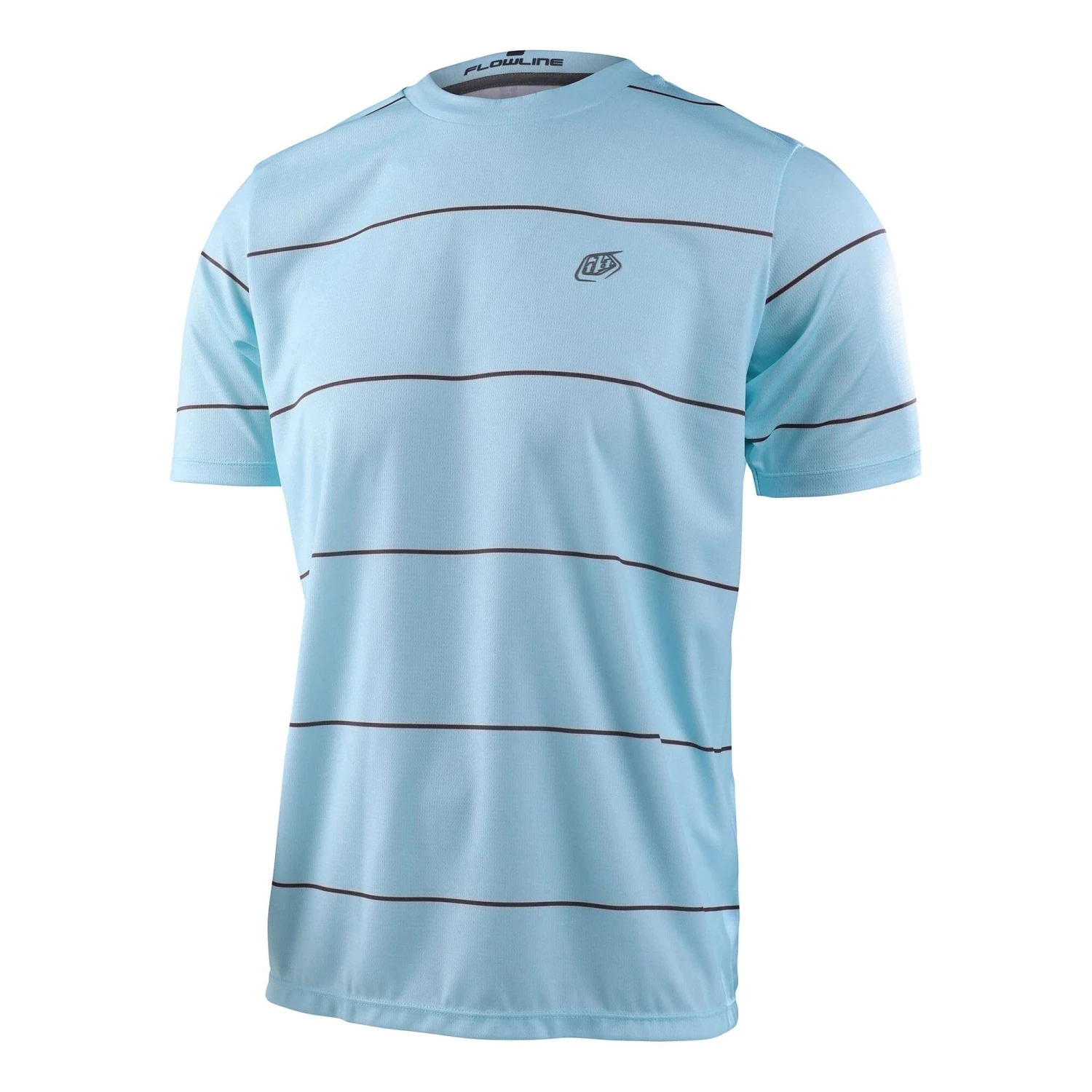 Troy Lee Designs Flowline Men's Short Sleeve Jersey - Big Spin Black 1 Troy Lee Designs Flowline Men's Short Sleeve Jersey - Big Spin Black