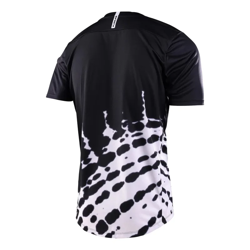 Troy Lee Designs Flowline Men's Short Sleeve Jersey - Big Spin Black 5 Troy Lee Designs Flowline Men's Short Sleeve Jersey - Big Spin Black - Image 5