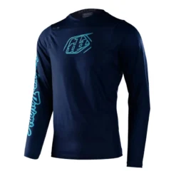 Troy Lee Designs Skyline Chill Men's Long Sleeve Jersey - Iconic Fiery Red -Sportfu Bike Gear Shop tld353913002 1