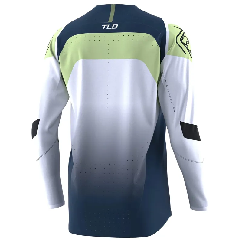 Troy Lee Designs Sprint Ultra Men's Long Sleeve Jersey - Arc White/Marine 2 Troy Lee Designs Sprint Ultra Men's Long Sleeve Jersey - Arc White/Marine - Image 2