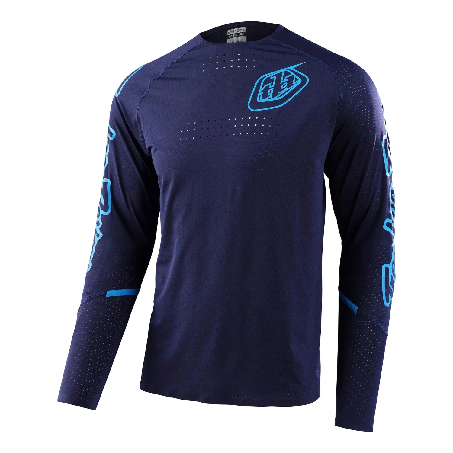 Troy Lee Designs Sprint Ultra Men's Long Sleeve Jersey - Mono Black 2 Troy Lee Designs Sprint Ultra Men's Long Sleeve Jersey - Mono Black - Image 2