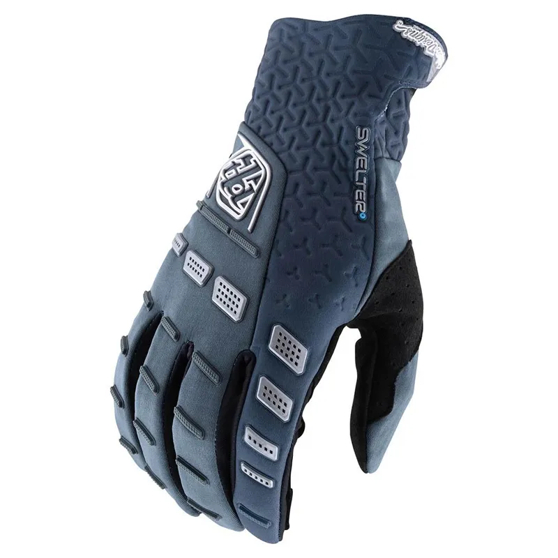 Troy Lee Designs Swelter Long Finger Gloves - Charcoal 3 Troy Lee Designs Swelter Long Finger Gloves - Charcoal - Image 3